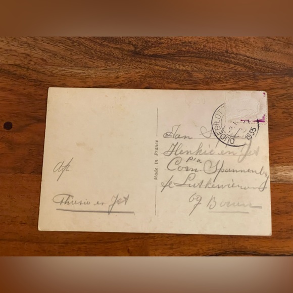 RARE VINTAGE 20th Century Postcard 1935 France - Picture 5 of 6